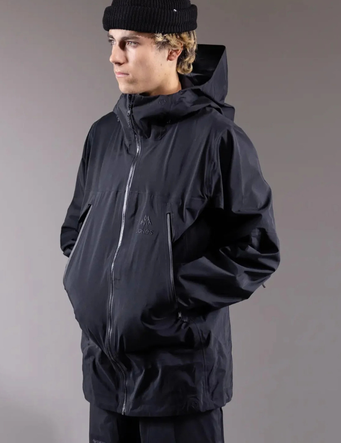 Jones Shralpinist Men's Recycled Gore-Tex 3L Jacket 2025 | Stealth Black